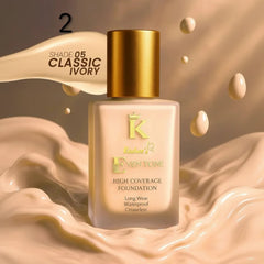 Kashees High Coverage Foundation Long Wear Waterproof - 15ml Kashee's