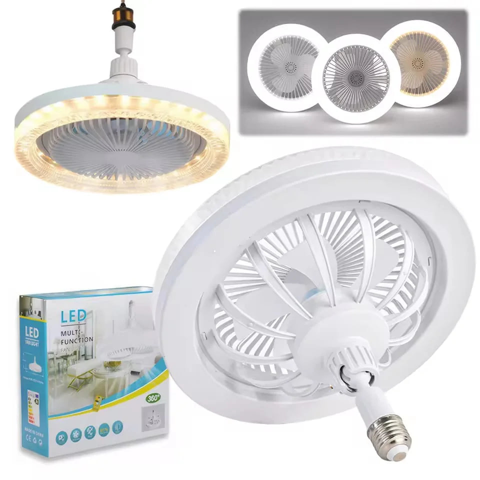 Multi-Functional LED Ceiling Fan Lamp - Each Cosmia.pk
