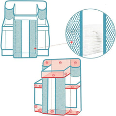 Diaper Organizer for Changing Table and Crib Diaper Stacker Cosmia.pk