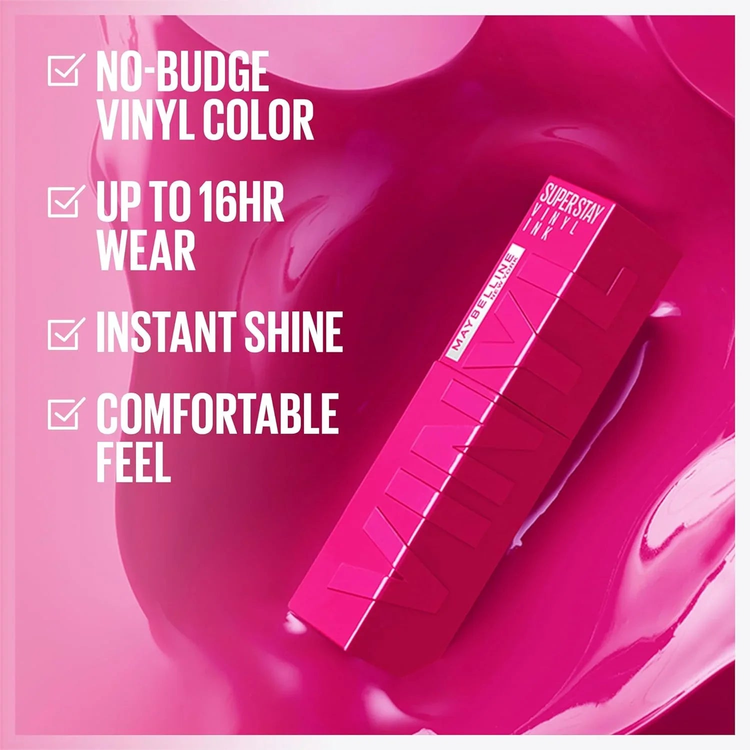 Original Maybelline Super Stay Vinyl Ink Liquid Lipstick - 160 Sultry Maybelline