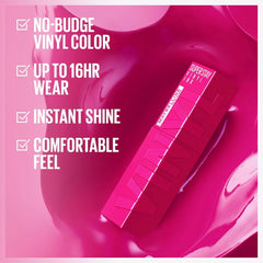 Original Maybelline Super Stay Vinyl Ink Liquid Lipstick -155 Upbeat Maybelline