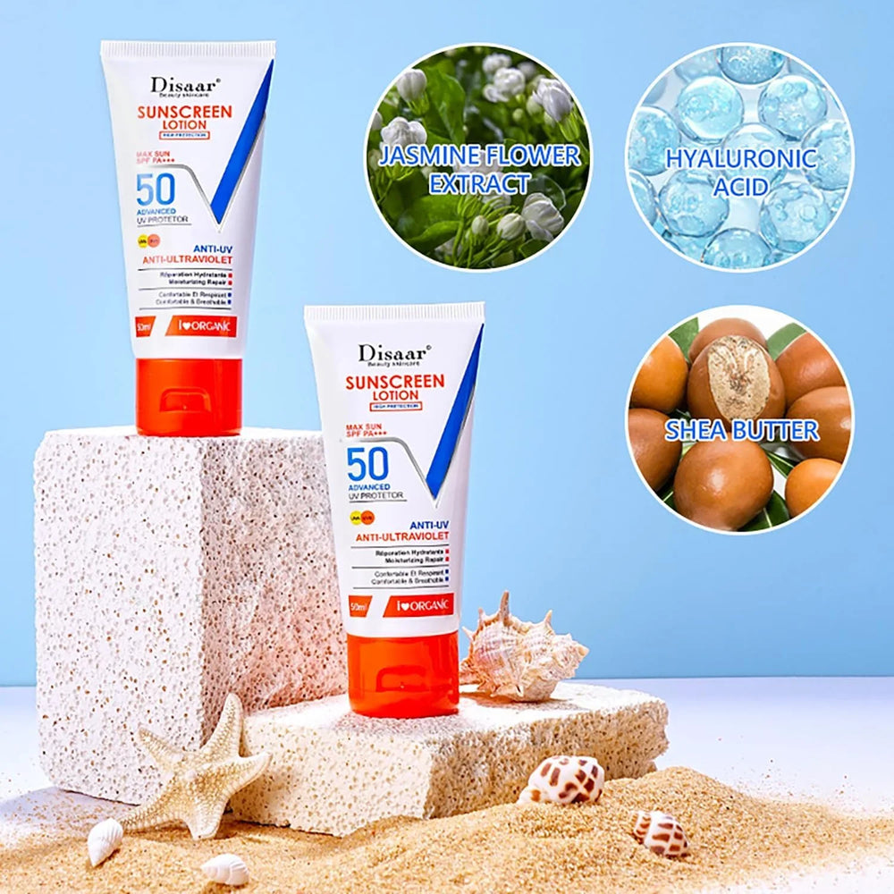 Disaar UVA/UVB SPF 50 Sunscreen Lotion - 50g DISAAR