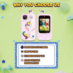 Learning Play Toy Mobile Phone with Dual Camera Cosmia.pk