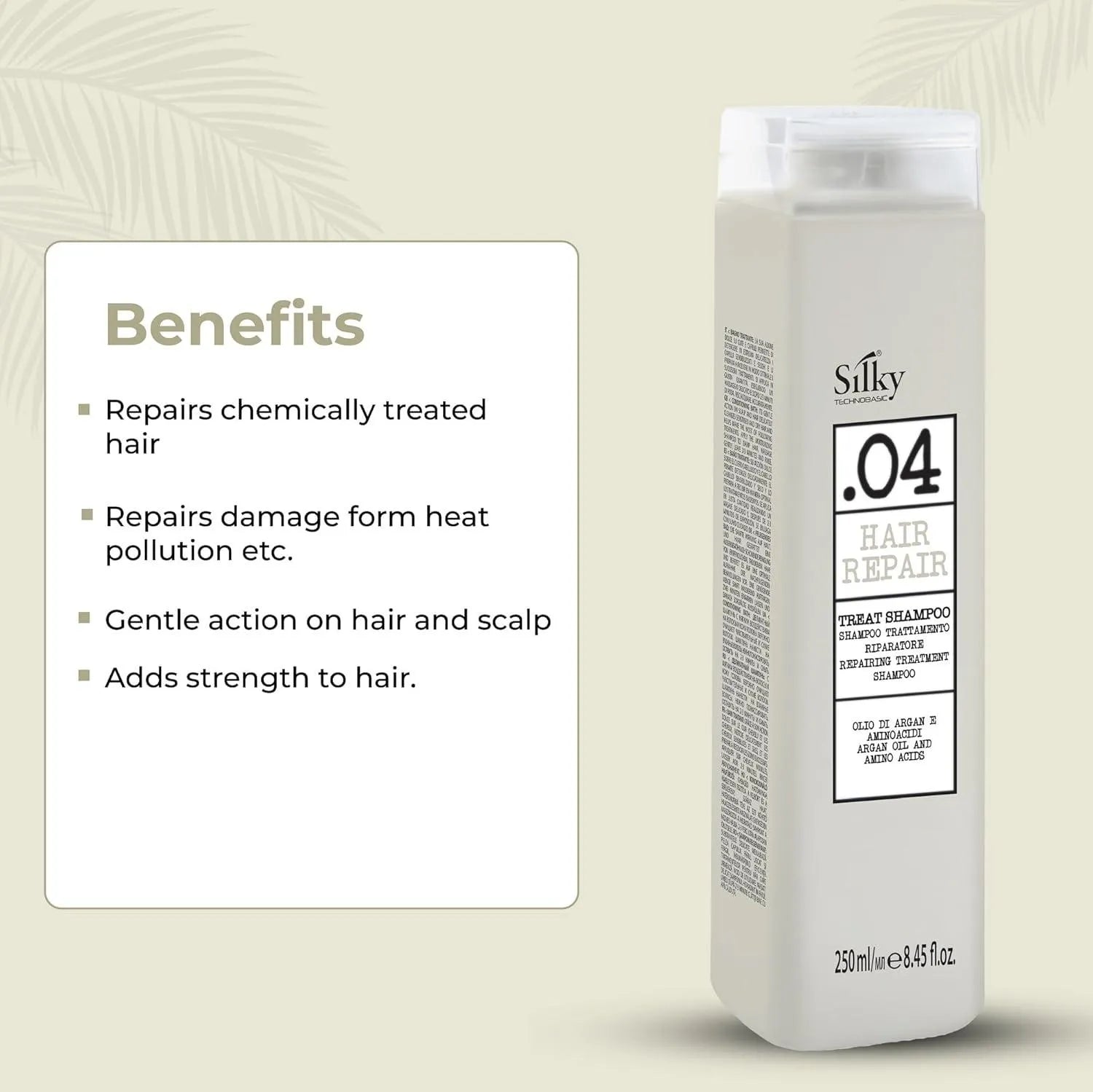 Silky Techno Basic .04 Hair Repair Treat Shampoo - 250ml Silky Techno Basic