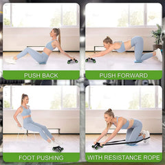Ab Roller Wheel Exercise Equipment for Core Workout and for Abdominal Cosmia.pk