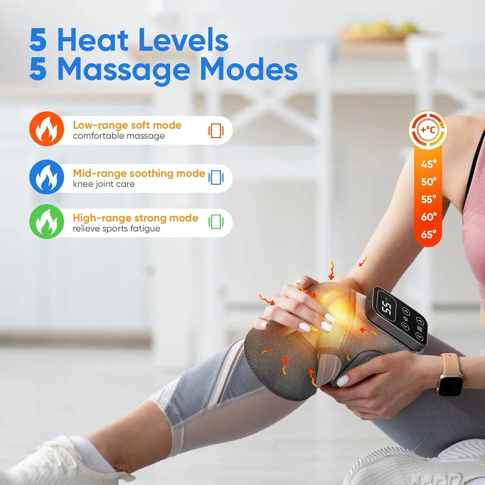 Heated Knee & Leg Vibration Massager Cosmia.pk