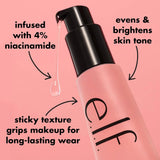 ELF Power Grip Primer + 4% Niacinamide, Gel-Based & Hydrating Face Primer - 24ml