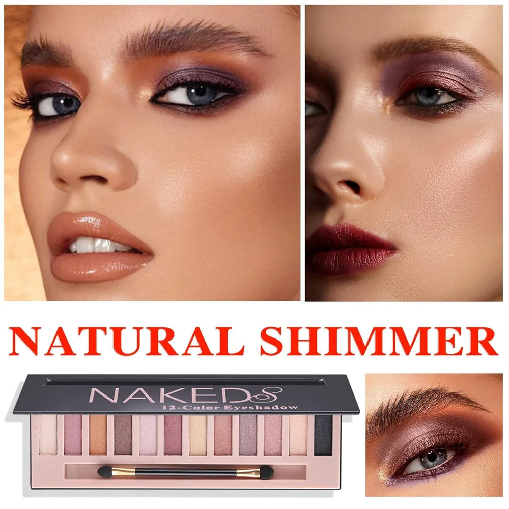 12 Colors Naked Nude Eyeshadow Palette Naked