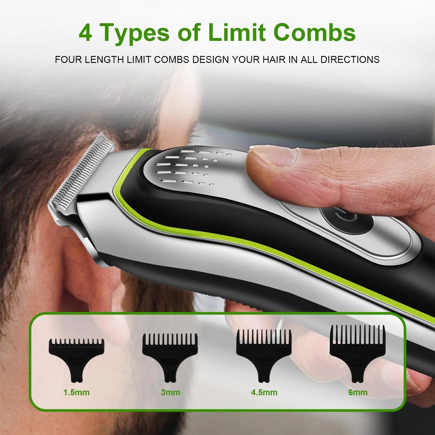 Kemei KM-1257 Hair Cut Machine Beard Trimmer Kemei