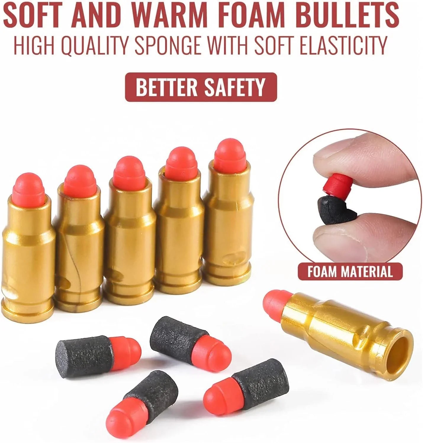 Soft Bullet Toy with Shell Ejection Magazine Cosmia.pk