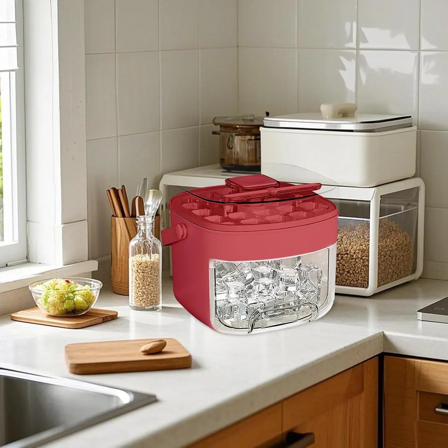 Ice Tray, Chilling Cube Maker Bin Cosmia.pk