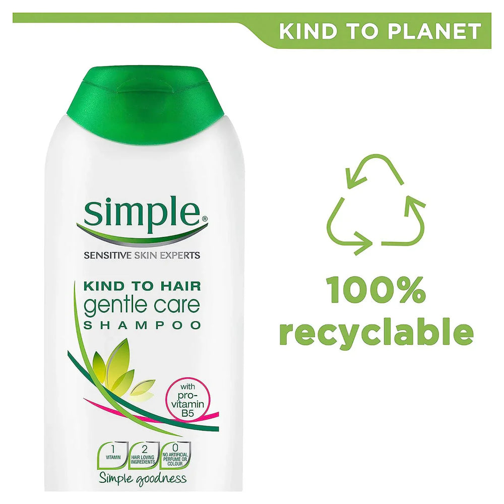 Simple Kind to Hair Gentle Care Shampoo - 200ml Simple
