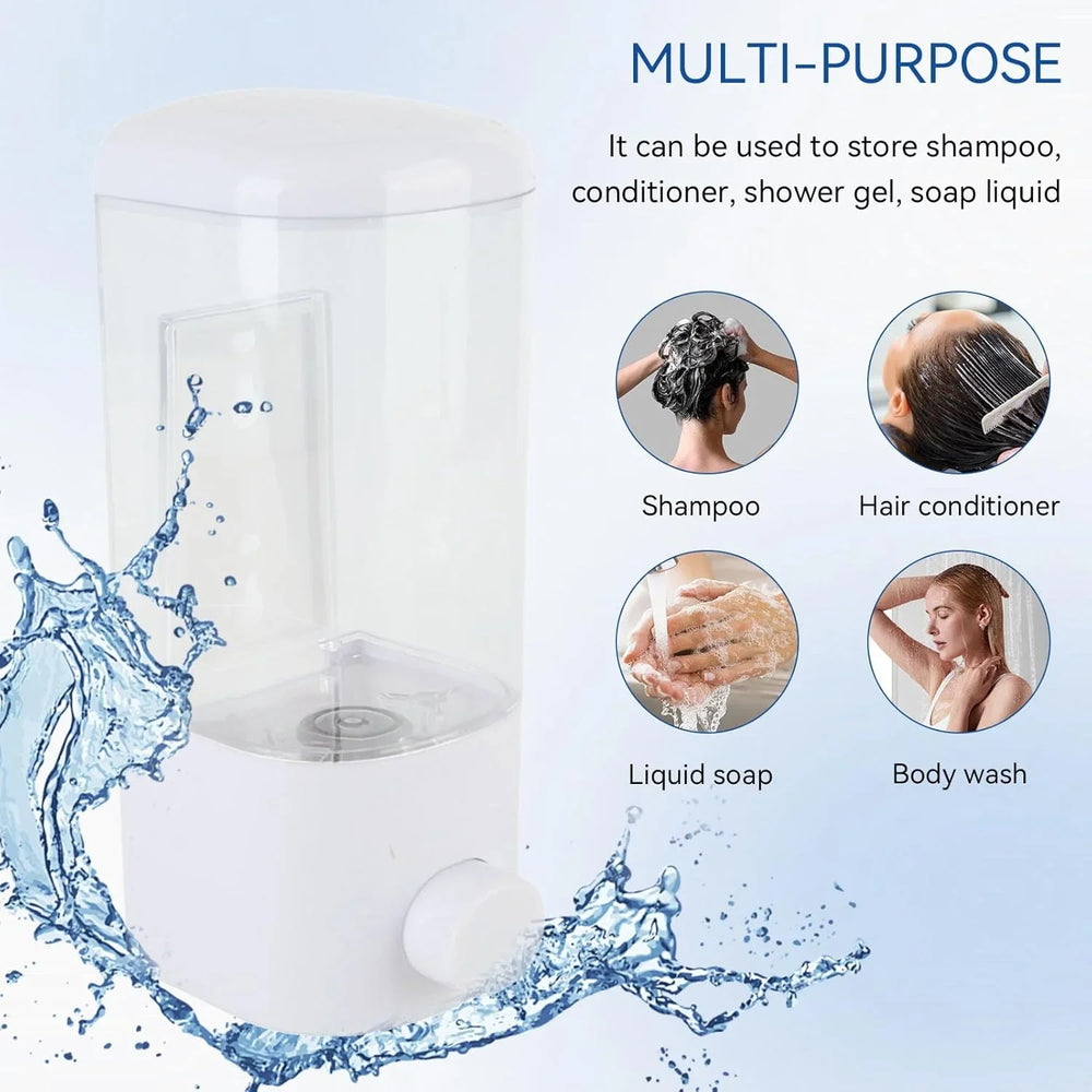 Wall Mount Liquid Soap & Lotion Dispenser for Bathroom & Kitchen Cosmia.pk