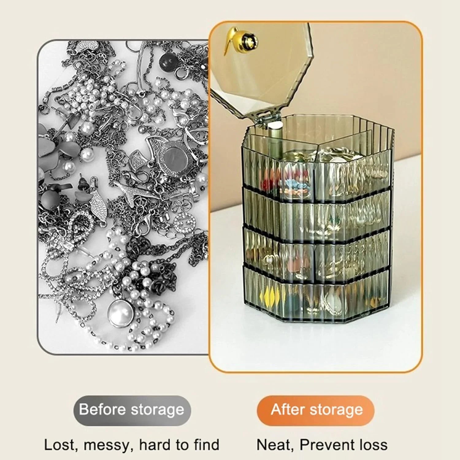 4-Layer Acrylic Jewellery Box Cosmia.pk