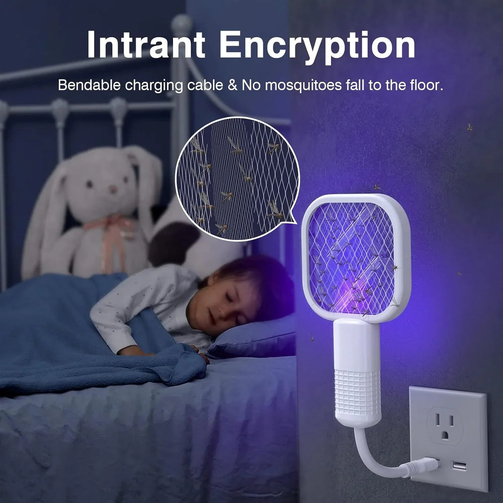 Electric Fly Swatter USB Mini Mosquito Swatter Cosmia.pk