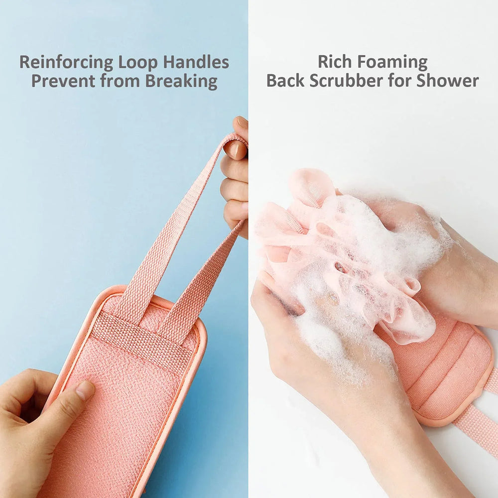 Back Scrubber for Shower, 30 Inches Long Strap Double Sided Cosmia.pk