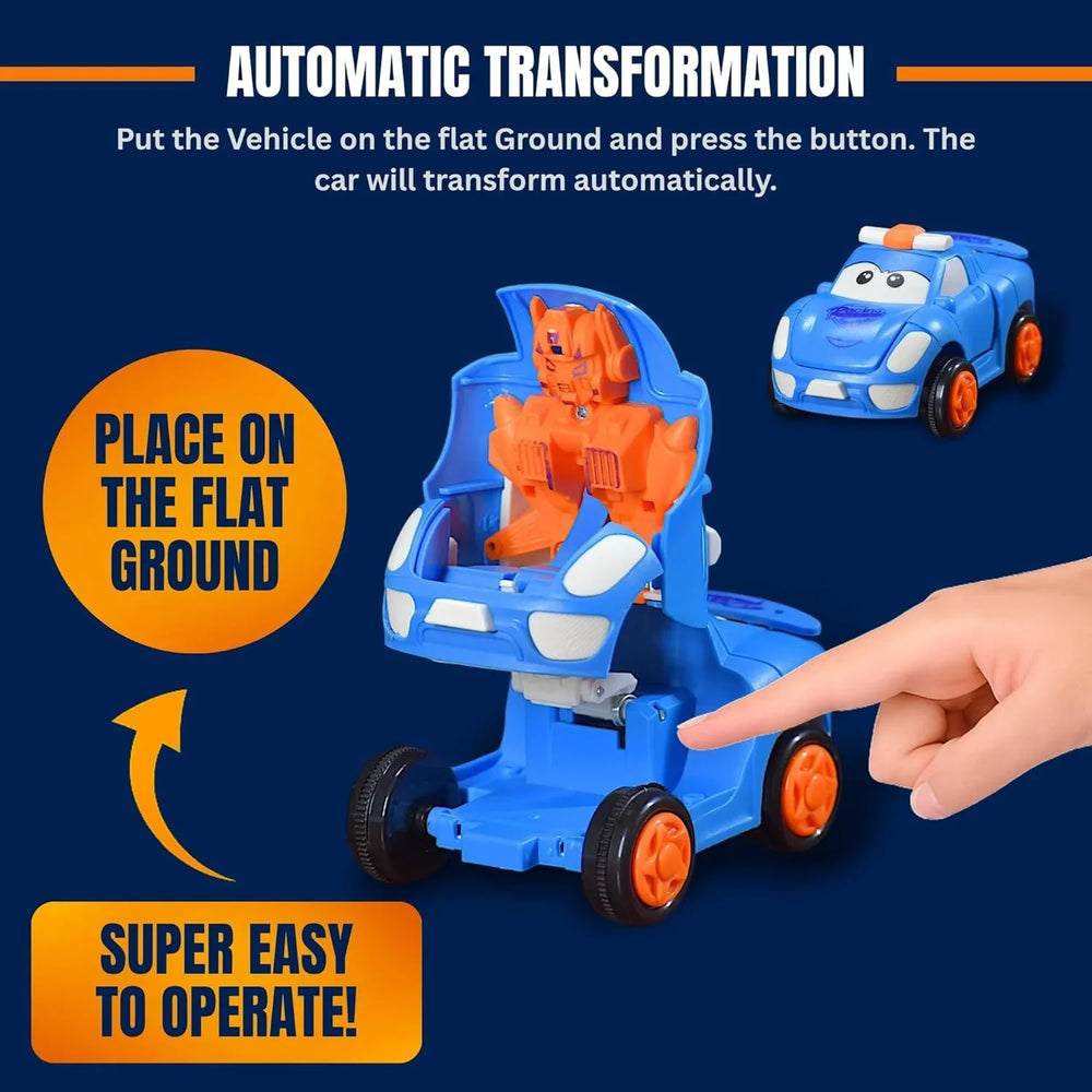 Transforming Toy Car – 2-in-1 Robot & Car Toy for Boys & Girls Cosmia.pk