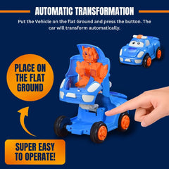 Transforming Toy Car – 2-in-1 Robot & Car Toy for Boys & Girls Cosmia.pk