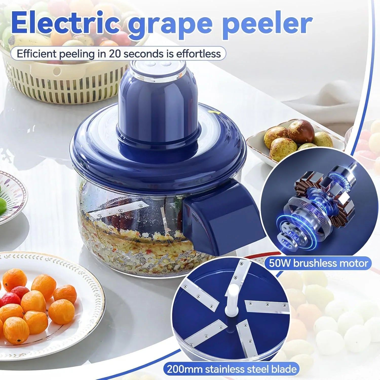 Automatic Electric Fruit & Vegetables Peeler Machine Cosmia.pk