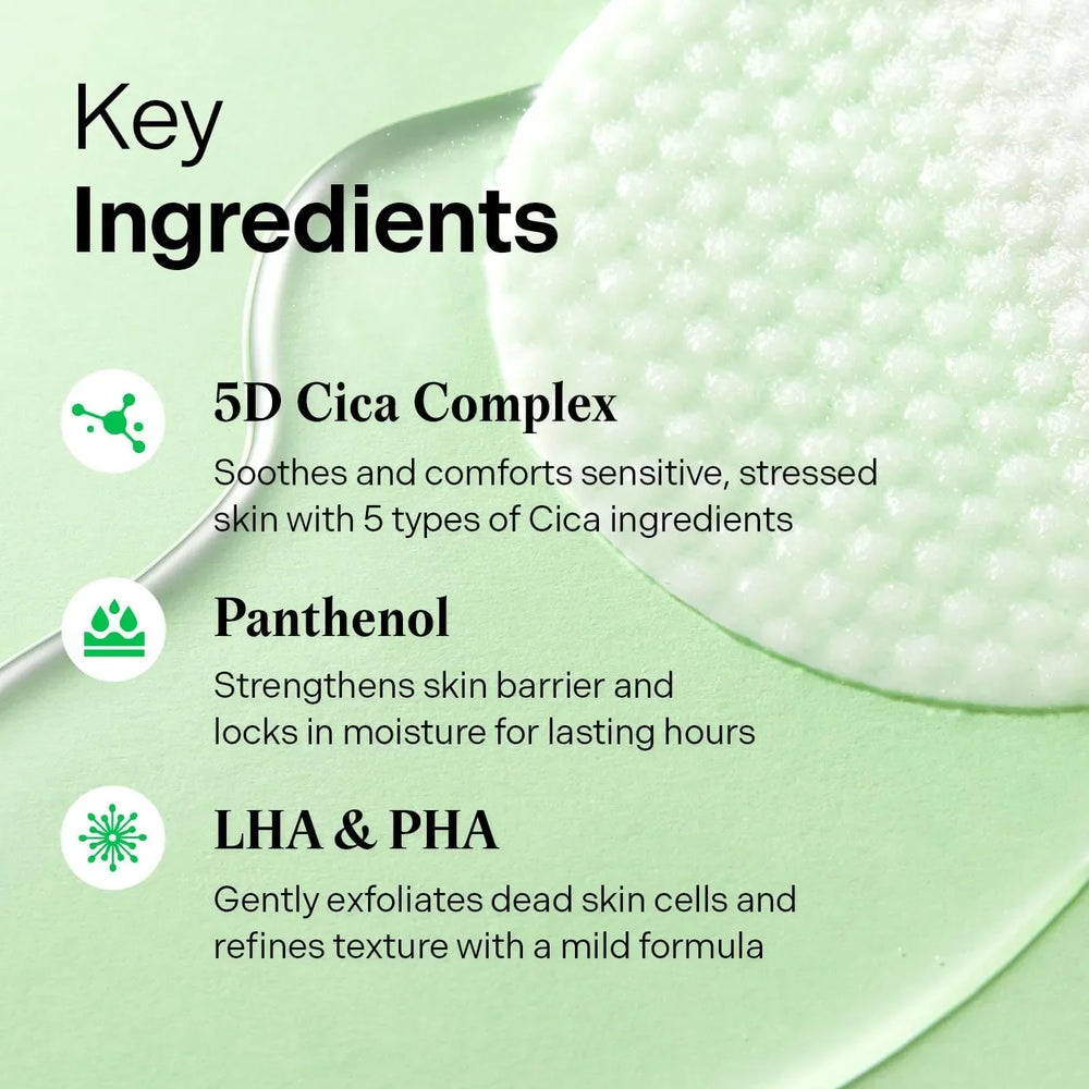 Torriden Balanceful Cica Toner Pads - 60Pcs Torriden