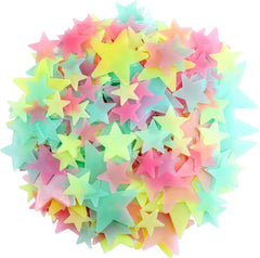 Outus Colorful Glow in The Dark Luminous Stars Cosmia.pk