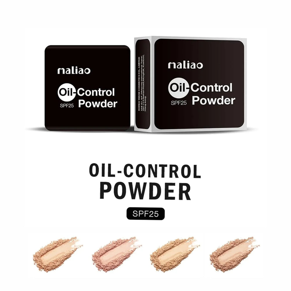Maliao Cool & Refreshing Oil Control Powder Compact with SPF 25 Maliao