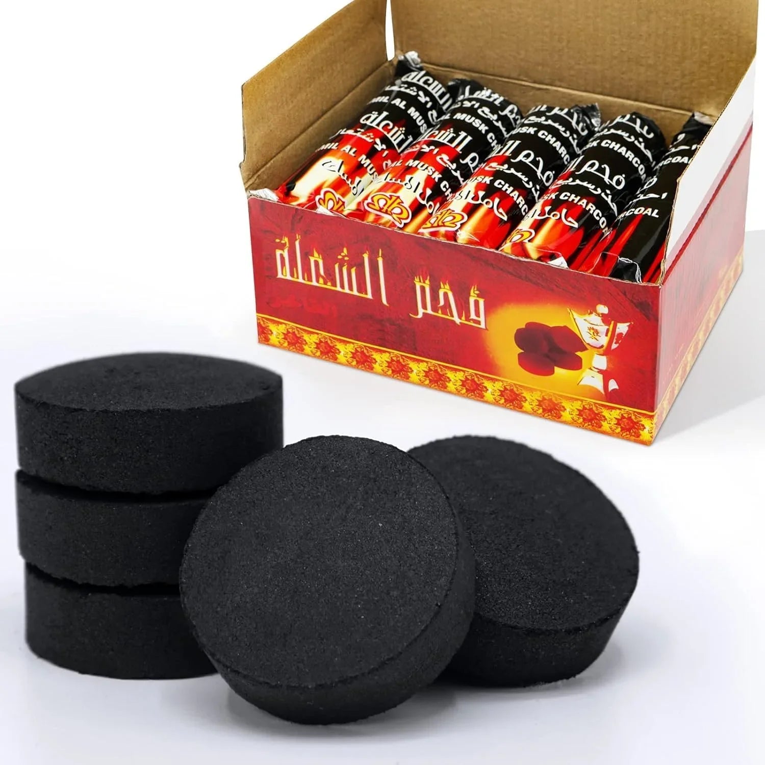 Torch Fast Burning Incense Charcoal Cube Roll for Aromatherapy - 10 Cosmia.pk