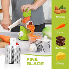 3-in-1 Vegetable Cutter – Multifunctional Rotary Drum Slicer Cosmia.pk