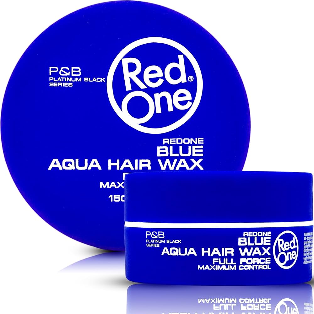 Red One Blue Aqua Hair Wax Full Force 150ml Redone