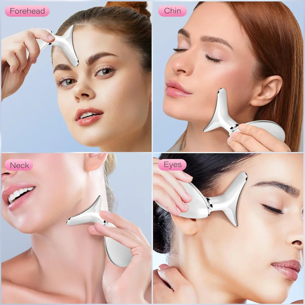 Anti-Aging Neck & Face Massager | Intense Pulsed Light Wrinkle Cosmia.pk