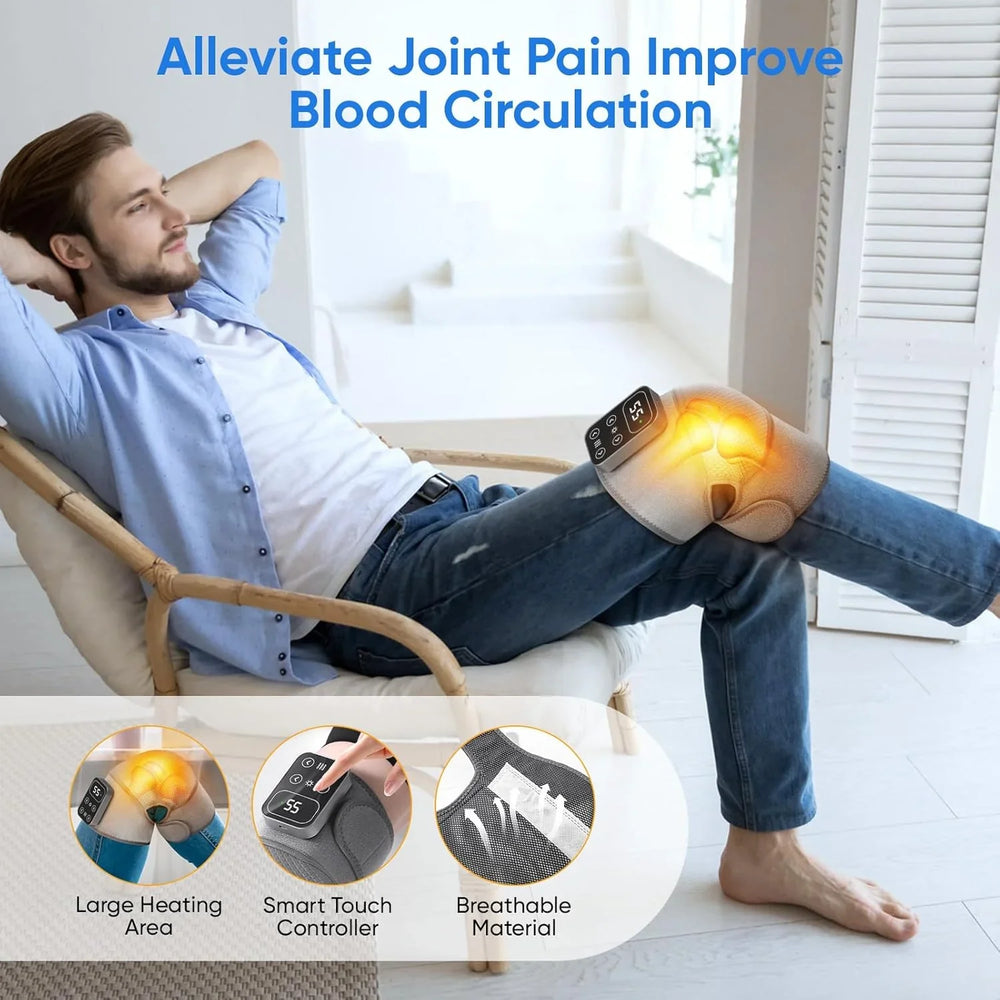 Heated Knee & Leg Vibration Massager Cosmia.pk