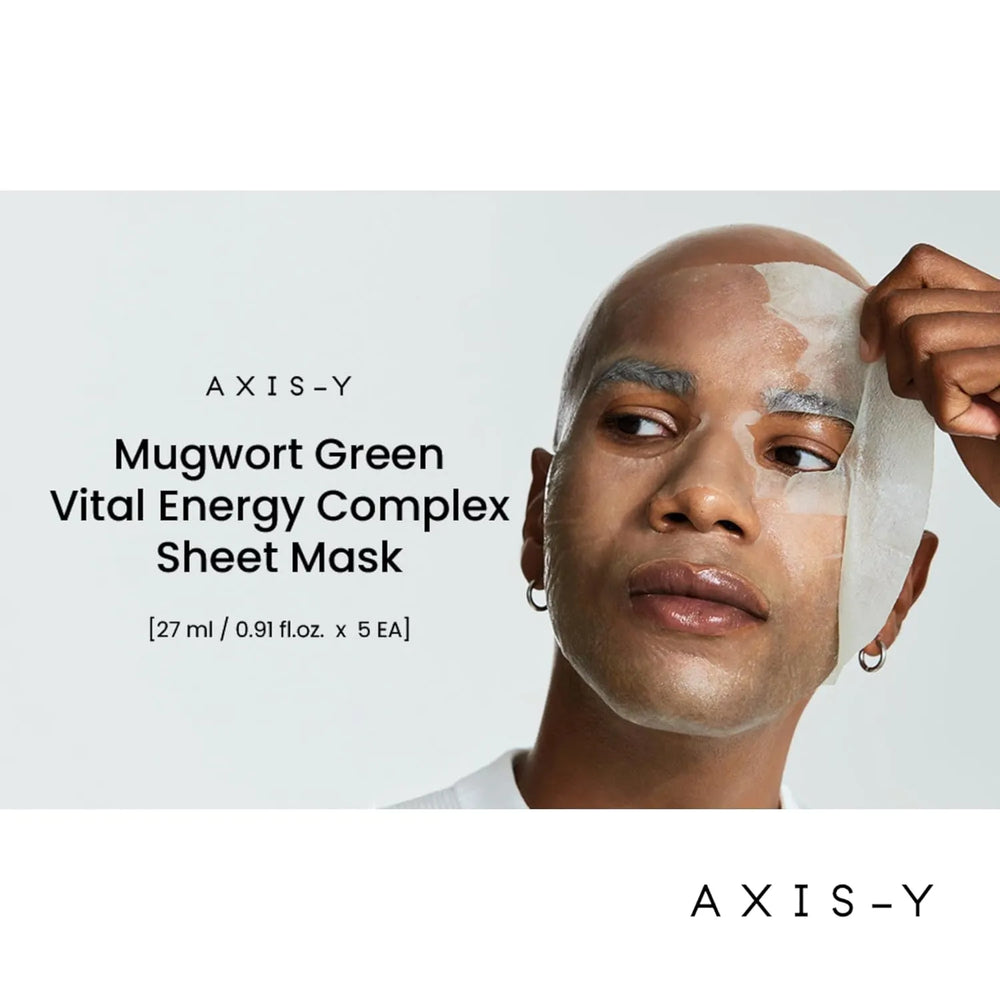 AXIS-Y Mugwort Green Vital Energy Complex Sheet Mask - 27ml Axis-Y