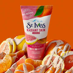 St. Ives Radiant Skin Face Scrub, Pink Lemon and Mandarin Orange St. Ives