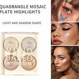 4 Colors Msyaho Highlighter Palette
