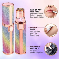 2-in-1 Facial Hair Remover - Portable for Women Cosmia