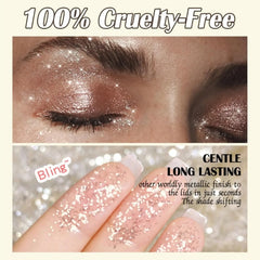 Flare Glitter Eye Shadow - 6Pcs Flare