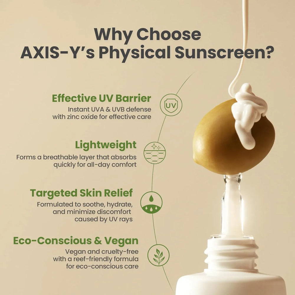 AXIS-Y - Complete No-Stress Physical Sunscreen - 50ml Axis-Y