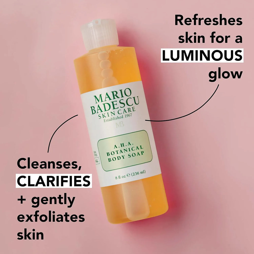 Mario Badescu AHA Botanical Body Wash Moisturizing, Clarifying Mario Badescu
