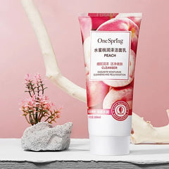 OneSpring Gentle Cleansing Peach Facial Cleanser - 168ml OneSpring