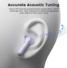 toocki TWS Wireless Bluetooth 5.4 HiFi Stereo - In-Ear Headphones toocki