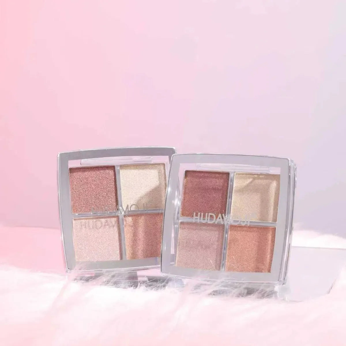 Hudamoji Lightweight Powder Texture Highlighter - 4 Colors Hudamoji