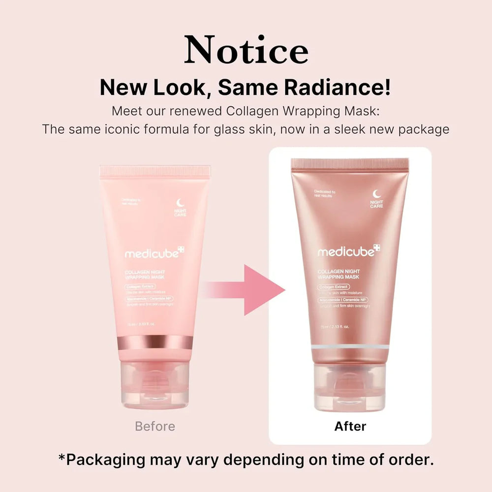 Medicube Collagen Night Wrapping Mask - 75ml - Made in Korea Medicube