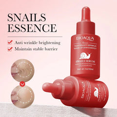 Bioaqua 3pcs/set Turmeric Snail Nicotinamide Moisturizing Face Serum - 30ml Bioaqua