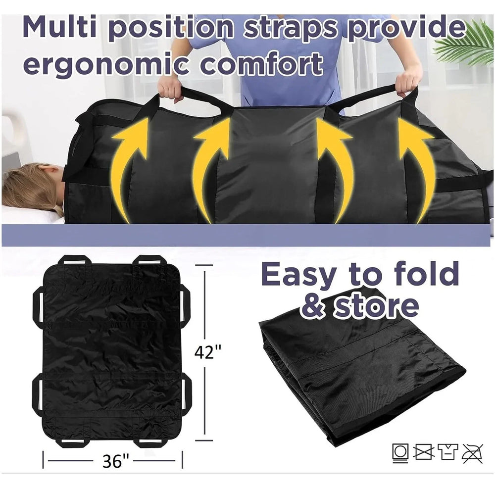 Positioning Bed Pad with Reinforced Handles - 1 Pack 43" x 36 Cosmia.pk