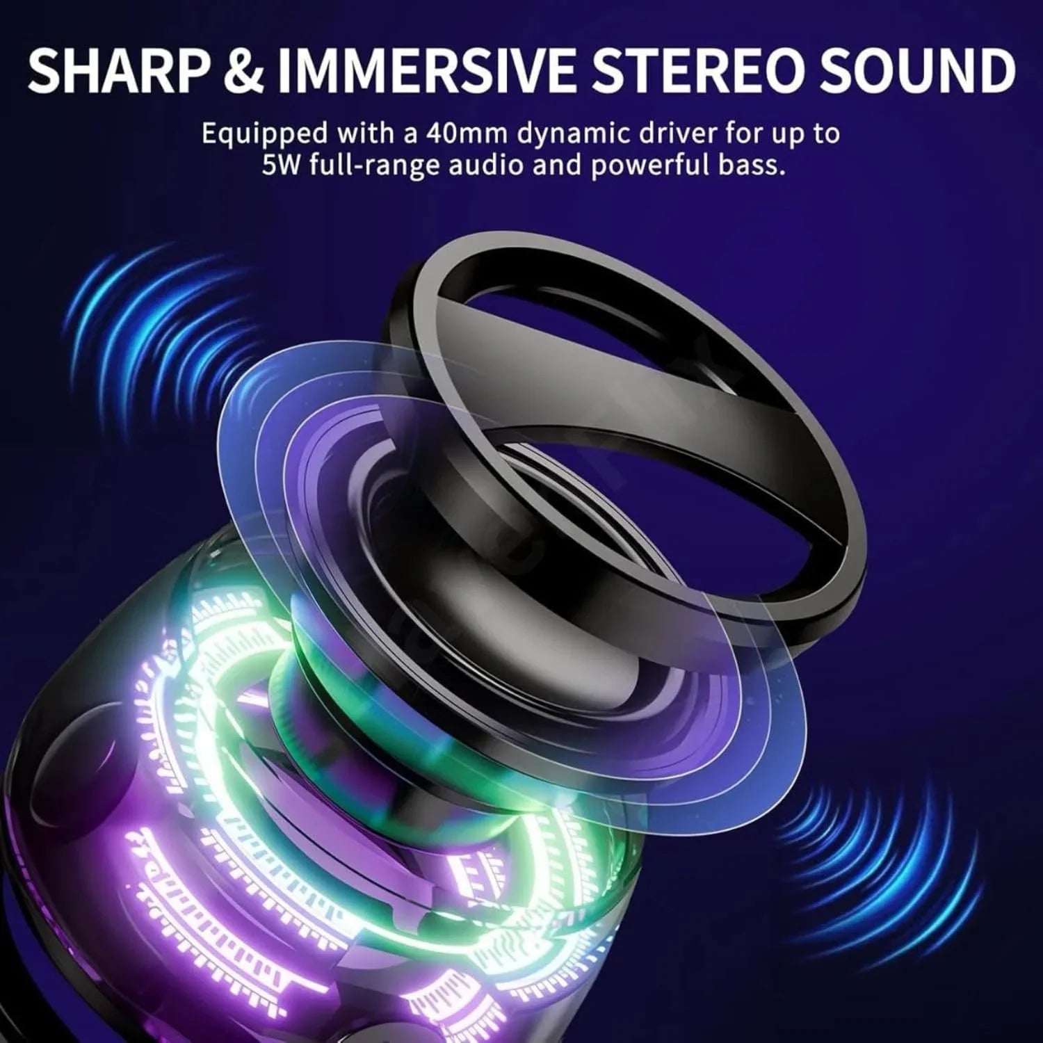 Multifunctional G200 Portable Magnetic Bluetooth Speaker with RGB Cosmia.pk