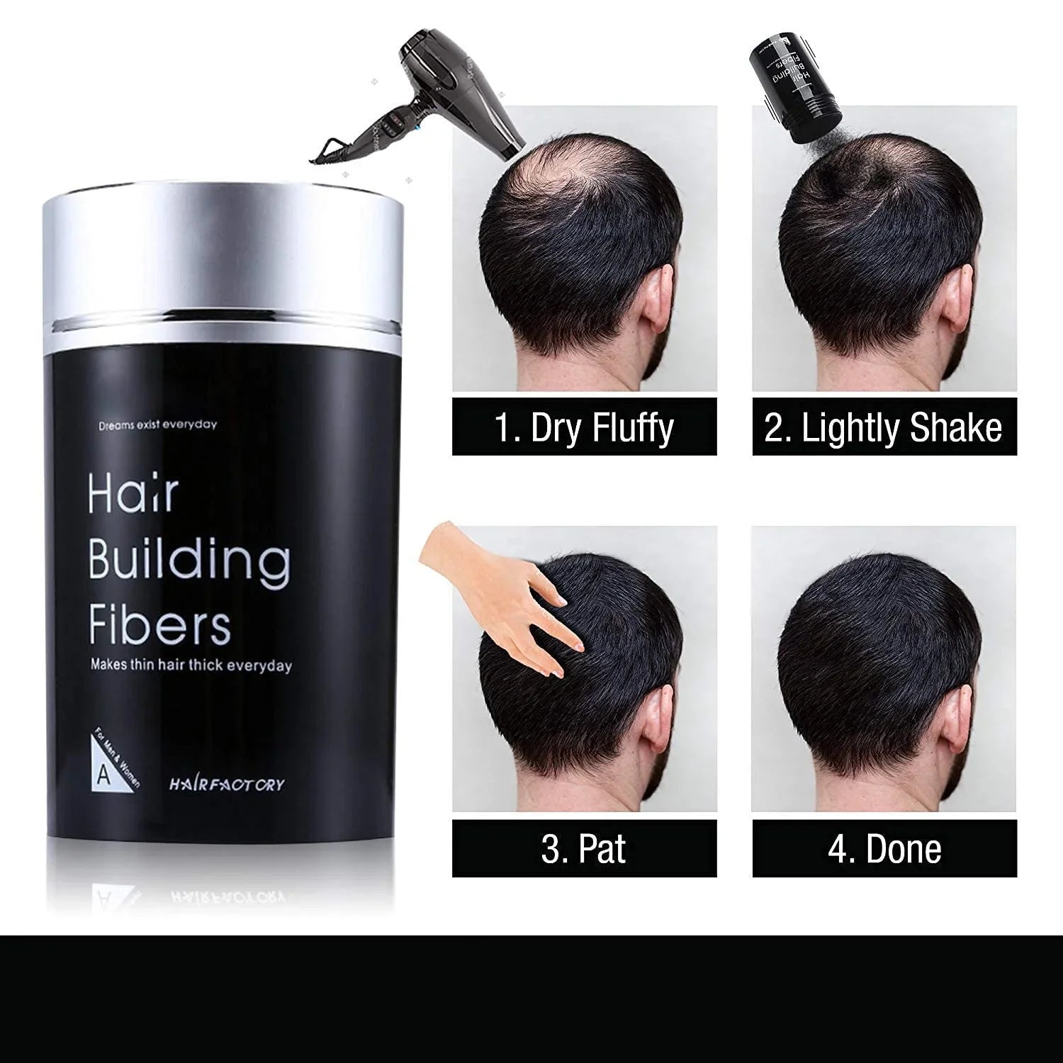 Dexe Hair Building Fibers - 22g Each Dexe