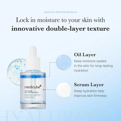 Medicube Hyaluronic Multi Peptide PDRN Serum for Glowing and Soothing Medicube