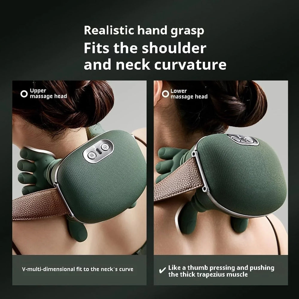 Shoulder and Neck Bionic Heated Massager with Fingers Cosmia.pk