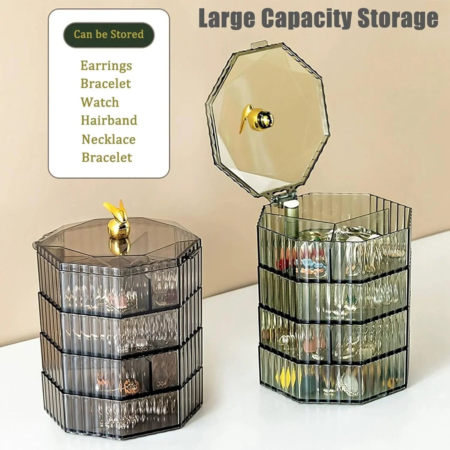4-Layer Acrylic Jewellery Box Cosmia.pk
