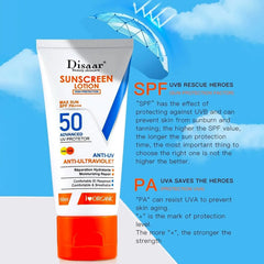 Disaar UVA/UVB SPF 50 Sunscreen Lotion - 50g DISAAR